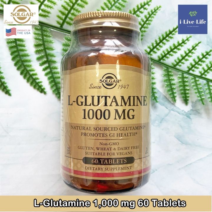 solgar-l-glutamine-1000-mg-60-tablets-แอล-กลูตามีน