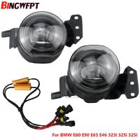 2 X เลนส์ไฟตัดหมอก LED ไฟเดย์ไลท์หมอกกลางวัน DRL 12V สำหรับ BMW E60 E90 E63 E46 323I 325I 335I 328I 525I 530I 550I 545I