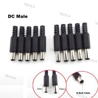 DC Male Power Supply Jack Adapter Plug Connector 5.5mmx2.1mm Socket For DIY Projects YB23TH