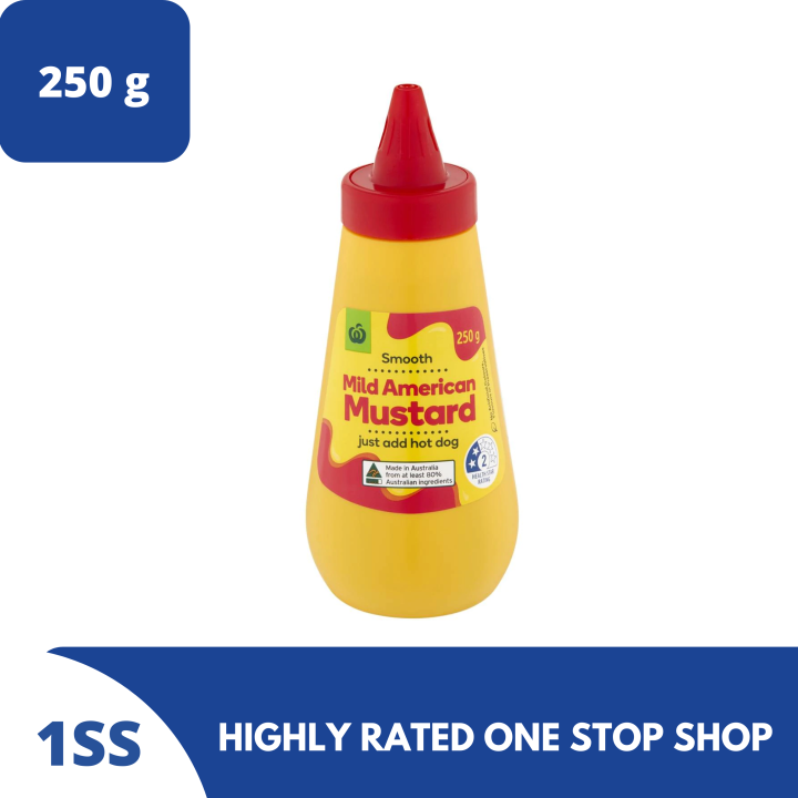 Woolworths Mild American Mustard, 250g Lazada PH