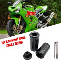 เหมาะสำหรับคาวาซากินินจา ZX6R / ZX6RR 03 04 2003 2004ตัดไม่มีกรอบแถบเลื่อนตกตกอุปกรณ์มอเตอร์ไซค์ปกป้องเครื่องยนต์