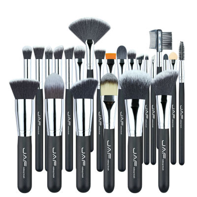 JAF Makeup Brushes 24 Piece Premuim Set High Quality Soft Hair Professional Artist Cosmetic Tools Kabuki Kit