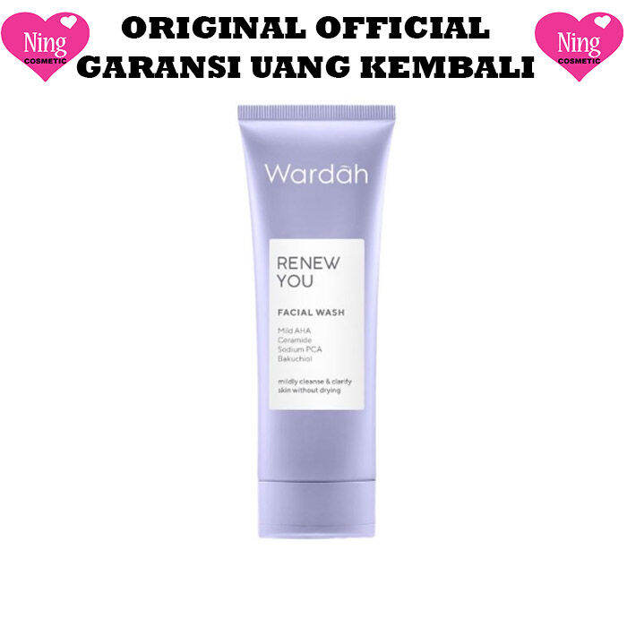 WARDAH RENEW YOU Facial wash 100ml / Sabun cuci muka wardah/ Wardah