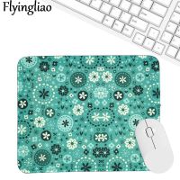 （A LOVABLE）ดอกไม้สีเขียว Fficepad Kawaii LaptopMat Anti Slip Desk MatsDesk Pad