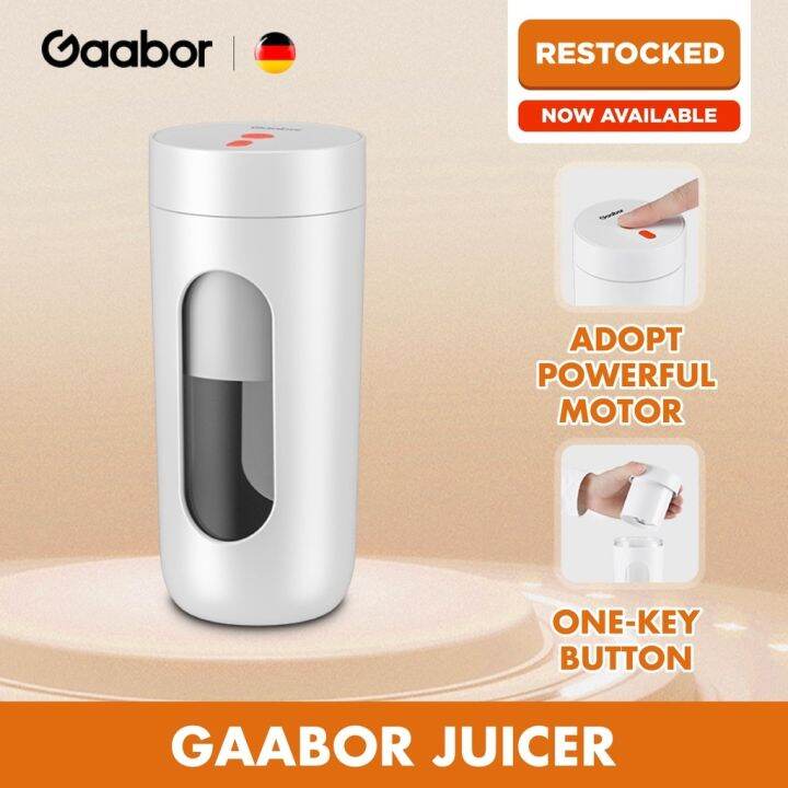 Gaabor Portable Juicer Cordless Juice Cup 300ml Rechargeable Juicer