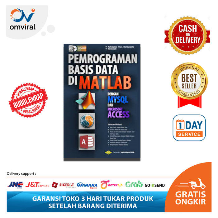 Buku Pemrograman Basis Data Di Matlab Dengan Mysql Dan Ms Access Cd Lazada Indonesia 1243