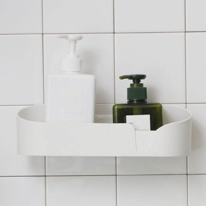 wall-mounted-bathroom-toiletries-organizer-cosmetic-adhesive-storage-rack-wall-shelf