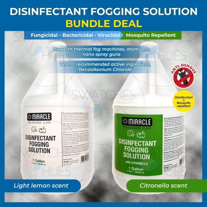 Miracle Disinfectant Fog Solution/Fogging Solution/Fog machine solution