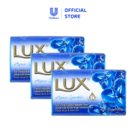 Combo 3 Xà phòng tắm hương nước hoa Lux Aqua Xanh 80g thumbnail