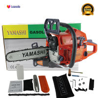 YAMASHI เลื่อยยนต์ YMS-3400 11.5 บาร์ 2 จังหวะ 0.90±00.8 แรงม้าแถมโซ่1แส้น