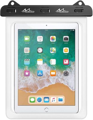 MoKo เคสแท็บเล็ตกันน้ำ,กระเป๋าใส่แท็บเล็ตแบบแห้งพอดี iPad 9, iPad 10.2 2020, iPad Mini 6/5/4/3, iPad Air 5 10.9/4, Air 3 10.5, iPad Pro 11 2021/10ครับ5, iPad 9.7, Galaxy Tab S6/S7, Tab A 9.7,สูงสุด12