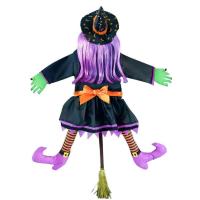 Halloween Ornaments for Tree Witches Tree Ornaments Handmade Crashing Witch Doll Funny Crashing Witch Into Tree Hangable Doll for Halloween Decor astounding