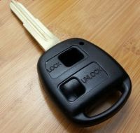 2ปุ่ม REMOTE Key SHELL สำหรับ Toyota HIACE Yaris Corolla พร้อมใบมีด TOY41 FOB Key BLANK COVER 5ชิ้นล็อต: