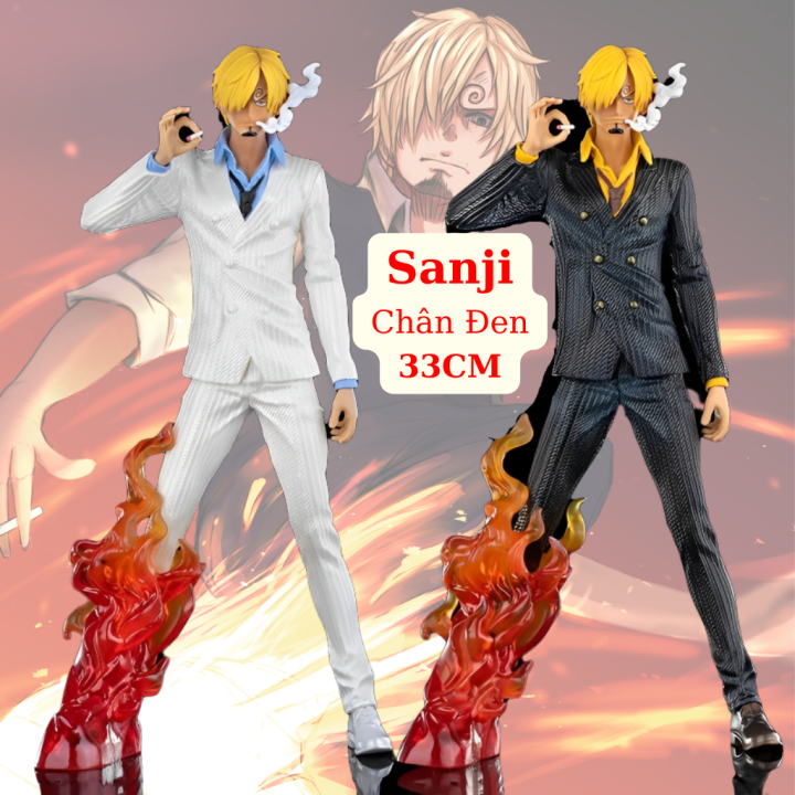Mô hình One Piece Sanji Chân Đen: Chào bạn! Bạn yêu thích nhân vật Sanji trong bộ manga/anime One Piece? Bức ảnh này sẽ giới thiệu tới bạn một mô hình đặc biệt của Sanji - mô hình Chân Đen. Những chi tiết chính xác và tỉ mỉ sẽ khiến bạn phải đắm chìm trong thế giới của Sanji. Hãy cùng xem nó nhé!
