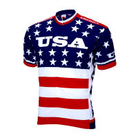 2021 New Style USA Mens Pro Outdoor Sportswear MTB Bike Jersey Camisa Ciclismo Quick Dry Short Cycling T-Shirt Bicycle Jersey