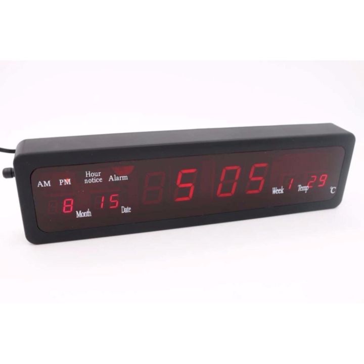 cx-808-นาฬิกาดิจิตอล-หน้าจอ-led-นาฬิกาติดผนัง-นาฬิกาแขวนผนัง-สีแดง-ฟ้า