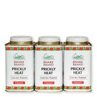 พร้อมจัดส่ง ตรางู แป้งเย็น กลิ่นคลาสสิค 140 กรัม แพ็ค 3 กระป๋อง Snake Brand Prickly Heat Cooling Powder Classic 140g x 3 Pcs โปรโมชั่นพิเศษ มีเก็บเงินปลายทาง