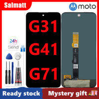 Salmatt จอ OLED ใหม่สำหรับ Motorola Moto G31 G41แสดงผล G71 XT2173แอลซีดีพร้อมชุดหน้าจอเครื่องแปลงเป็นดิจิทัลสัมผัส