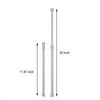 Curtain Rail Pole Rod Telescopic Tension High Carbon Steel Extendable For Bathroom MAZI888