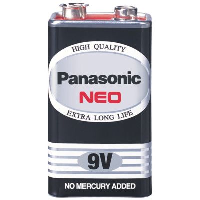 ถ่าน Panasonic Neo 9V 1 ก้อน ของใหม่ ของแท้ สามารถออกใบกำกับภาษีได้