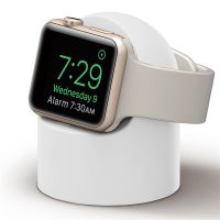 【 A Hot 】แท่นวางแท่นชาร์จซิลิโคนไร้สายสำหรับ Apple Watch 7 6 5 4 3 SE IWatch Band 42มม. 38มม. 44มม. 45มม. ที่ชาร์จ