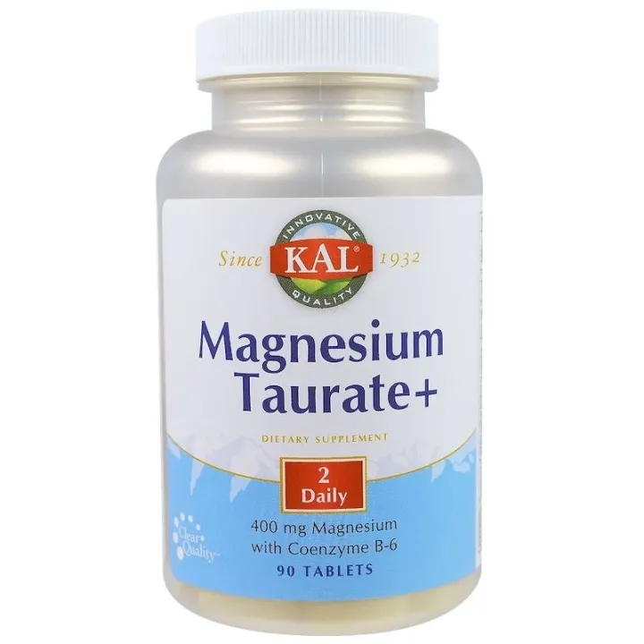 Spot KAL Magnesium Taurine Taurate 400mg 90 Tablets Lazada.co.th