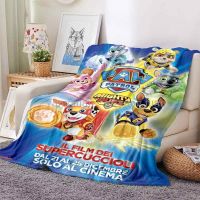 Blanket Custom Barking Team Dog Patrol Children Cartoon Anime Printed Student Dormitory Office Nap Sofa Car Air Conditioning Cover A55