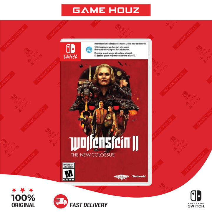 (Nintendo Switch) Wolfenstein II: The New Colossus (ENG) | Lazada