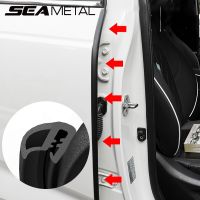 SEAMETAL Car Door Edge Rubber Sealing Strips B Pillar Weatherstrip Soundproof Windproof Protection For Auto Door Trunk Sealant