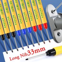 8pcs/Set 33mm Long Tip Deep Hole Marker 0.7-1mm Writing Point Large Capacity For Metal Aluminum Glass Waterproof Permanent