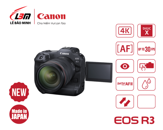 Máy ảnh canon eos r3 body - chính hãng lê bảo minh - ảnh sản phẩm 3