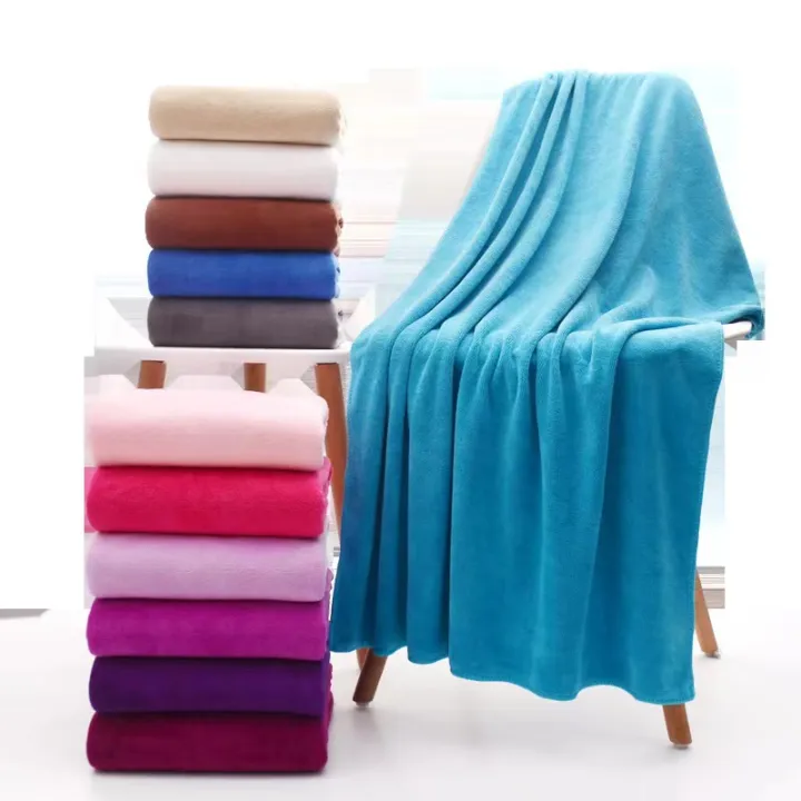 Microfiber Quick Dry Water Absorbent Bath Towel 70*140CM Lazada PH