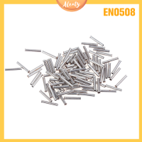 Aleaty? 100pcs AWG ตัวเชื่อมต่อสายไฟฉนวนฉนวน ferrules สายไฟทองแดงเปลือย tinned CRIMP TERMINAL เปลือย EN0508/EN1008/EN1508/EN7508