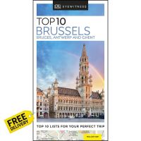 Free Shipping หนังสือใหม่ Eyewitness Top 10 Travel Guides: Brussels, Bruges, Antwerp &amp; Ghent (8Th Ed.) (Ed.19)