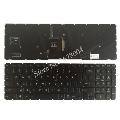 New US keyboard for Toshiba Satellite L50 B L55 B S50 B L55DT B S55 B US Laptop Keyboard black Backlight