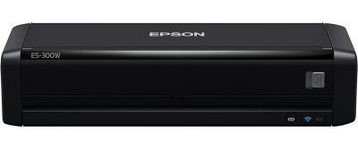 Epson WorkForce ES-300W Wireless Color Portable Document Scanner with ADF for PC and Mac, Sheet-fed and Duplex Scanning