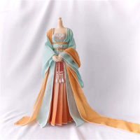 ปรับแต่ง16หญิง Hanfu จีนโบราณยาวชุดคลาสสิก Tradition ชุด Hanfu เสื้อผ้าสำหรับ12นิ้ว Action Figure Model