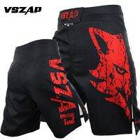 กางเกงขาสั้นกีฬาต่อสู้ MMA VSZAP Celana Training กางเกงขาสั้นปลุกปล้ำต่อสู้กรงมวยเตะ