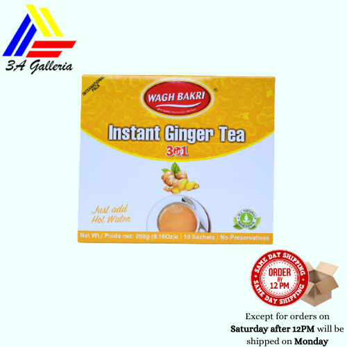 Wagh Bakri Instant Ginger Tea 3 In 1 