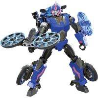 TAKARA หม้อแปลงไฟฟ้าลายรถจักรยานยนต์ของขวัญโมเดลของเล่นเด็กผู้ชายหุ่นยนต์แปลงร่างแท้เคลื่อนย้ายได้