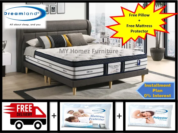 PreOrder Perfect 3 12" Dreamland Mattress Free Delivery + Free