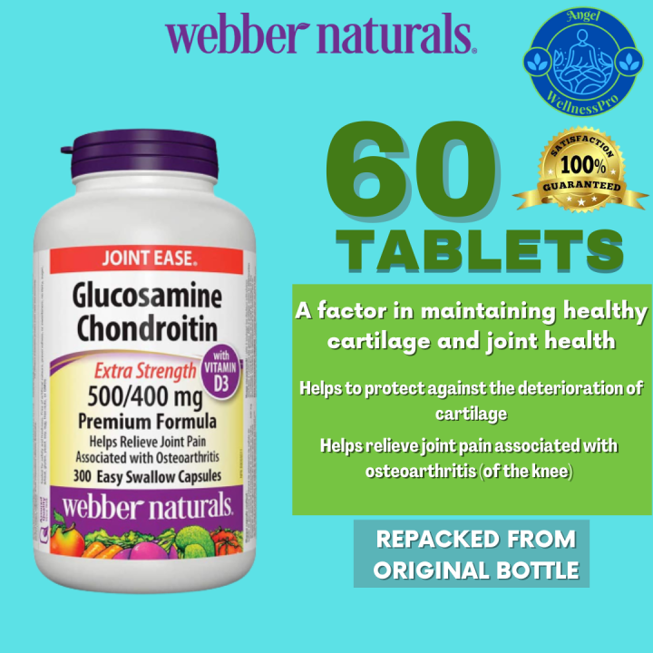 ber Naturals Glucosamine Chondroitin Double Strength 60 Capsules AUTHENTIC Lazada PH
