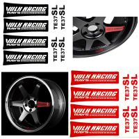 สติกเกอร์ติดก้านแม็ก RAYS Racing VOLK TE37 ราคาต่อ 1ชุด ติดได้ 4 ล้อ