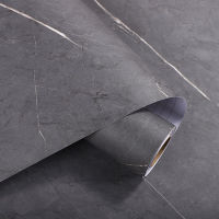 【 Cw】thickened Marble Matte Grey Rock Board Waterproof Home Decor Sticker Self-Adhesive Vinyl Wallpaper Wall Kitchen Oil-Proof