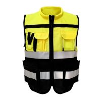 Reflective Straps Night Work Security Running Cycling Safety Reflective Vest High Visibility Reflective Safety Jacket L/XL/XXL