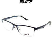 ?กรอบแว่นตา SURF รุ่น 6088-C5 เต็มกรอบสีน้ำเงินเข้ม Vintage โลหะ น้ำหนักเบา ใส่สบาย แว่นตาแฟชั่น  (มีบริการตัดเลนส์สายตา ราคาถูก)