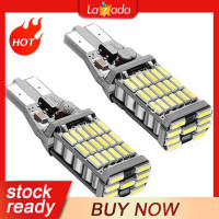 หลอดไฟLED 45ชิพ ไฟหน้าLED ไฟท้าย ไฟถอย T15 16W 6000K ไฟขาว แพ็ค2ชิ้น อุปกรณ์แต่งรถยนต์ หลอดไฟรถยนต์