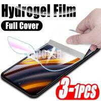 Front 1 3PCS Hydrogel film For Xiaomi Poco X4 X3 GT Pro 5G C40 Protective Gel Screen Protector X 4 3 X4GT X4Pro X3NFC X3GT Phone