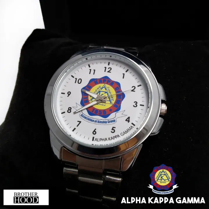 exótico Mantenimiento Doncella BROTHERHOODSTORE Alpha Kappa Gamma Edition Silver Stainless Steel Unisex  Watch | Lazada PH