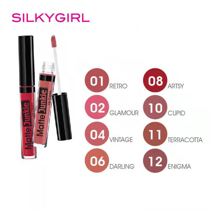 SILKYGIRL Cosmetic Matte Junkie Lip Cream GL0023 Lazada